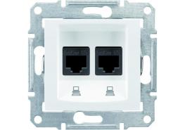 Компютърна розетка двойна бяла OLD SERIES SDN4400121 разпродажба