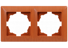 Рамка двойна Visage светъл махагон