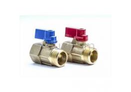 Кран сферичен 1/4" мини    мъжко/женско