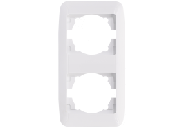 Рамка двойна вертикална Fantasy бяла