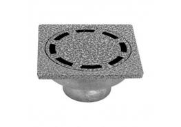 Сифон подов &Oslash;50 100ммх100мм кръг шагрен