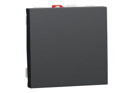 Девиаторен ключ 10 А 2 модулен антрацит NEW UNICA  NU320354