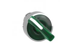 Глава за светещ селекторен превключвател,метал зелен универсален LED,2 позиции, със задържане