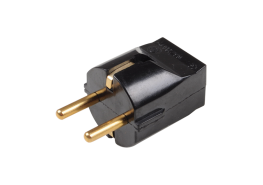 Щепсел 16А, черен