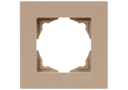 Рамка единична Eqona кафява