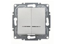 Ключ Егона двоен светещ сив механизъм