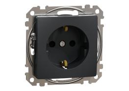 Kонтакт Шуко SEDNA антрацит SDD114021