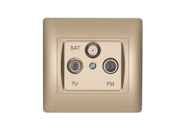 RHYME ТV+FM+SAT КОНТАКТ ШАМПАНСКО, МЕТАЛИК