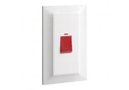 Бойлерен ключ Belanko S, 2P 45А, с индикатор бял Legrand