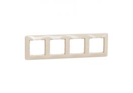 Четворна декоративна рамка крем SDD312804