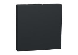 Капак за свободен модул двумодулен антрацит New Unica NU986654