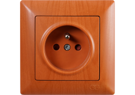 Контакт UPS Visage светъл махагон