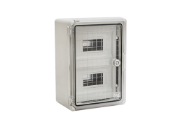 Пластмасово табло с прозрачна врата 30/40/17 IP65 2*12 модула