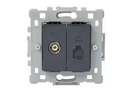 КОНТАКТ TV(ЖЕНСКИ)+RJ11 ЧЕРЕН EL1648 SPLENDOR