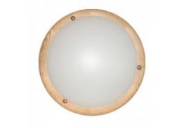 Плафон дървен светъл кръг