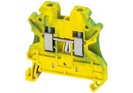 Клема редова жълто зелента 2.5мм2 NSYTRV22PE