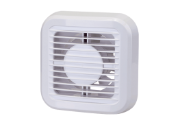 Вентилатор с клапа бял  ф120 Silent