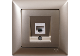 Контакт за компютър Visage бежов