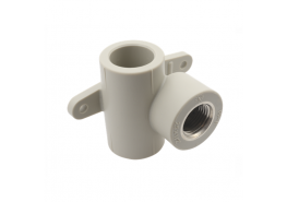 Полипропилен тройник стенен  ф25 - 1/2 с вътрешна резба