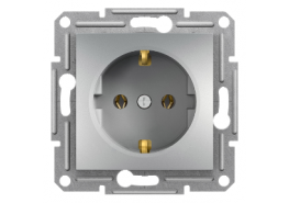 Контакт единичен Шуко Asfora алуминий