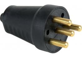 Щепсел гумиран 25А 3Р IP40