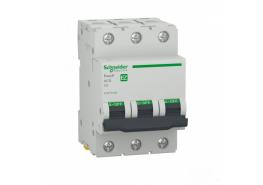 Автоматичен прекъсвач Easy 9, 3P, 6A, крива C, 400V, 6kA