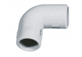 КОЛЯНО PVC 90&deg; МАЛКО &Oslash;25 IP40