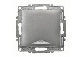 Ключ Егона единичен светещ тъмно сив механизъм