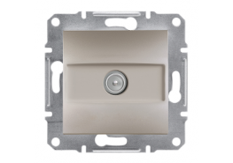 Розетка TV 1dB Asfora бронз