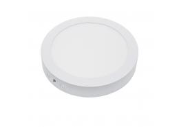 LED панел кръг за открит монтаж 12W 2800K