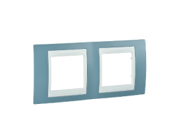 Рамка двойна Unica Plus светлосин/бял  ДО ИЗЧЕРПВАНЕ НА КОЛИЧЕСТВАТА