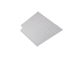 ПВЦ ъгъл за преливна решетка 45&deg; с дължина 300 мм