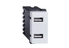 LECCE USB КОНТАКТ ДВОЕН БЯЛ