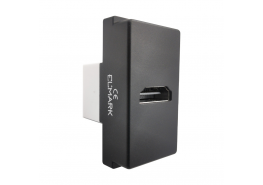 LECCE HDMI РОЗЕТКА АНТРАЦИТ