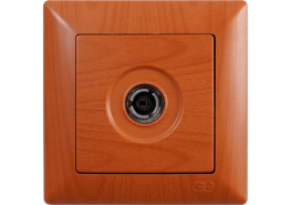 Контакт за TV Visage светъл махагон