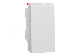 Девиаторен ключ 10А 1 модулен бял NU310318