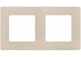 Рамка двойна NILOE крем