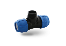 Полиетиленов тройник с външна резба ф20 х 1/2"