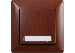 Ключ звънчев светещ Visage тъмен махагон