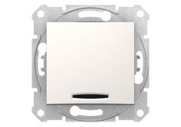 Ключ единичен схема 1 светещ механизъм крем SDN1400123 OLD SERIES