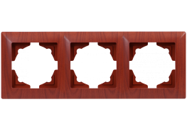 Рамка тройна Visage череша