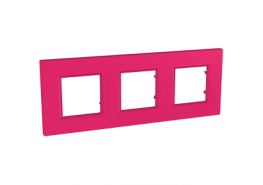 Рамка тройна Unica Quadro червило