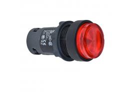 Бутон  светещ червен &Oslash;22 230V 1НО