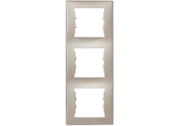 Тройна рамка титаний OLD SERIES SDN5801368  РАЗПРОДАЖБА