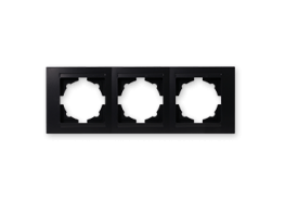 Рамка тройна Visage черна