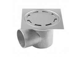 Сифон рогов &Oslash;50 110ммх110мм неръждаема решетка