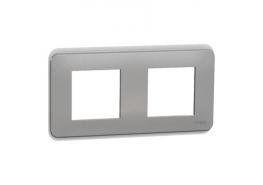 Двойна рамка Unica Pro алуминий NU400430