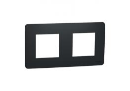 Двойна рамка Unica Studio антрацит NU200454