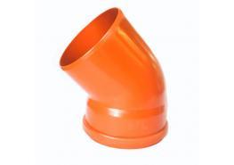 ПВЦ дъга Ф75/45&deg; оранжева
