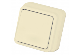 Ключ гюнсан единичен открит монтаж крем